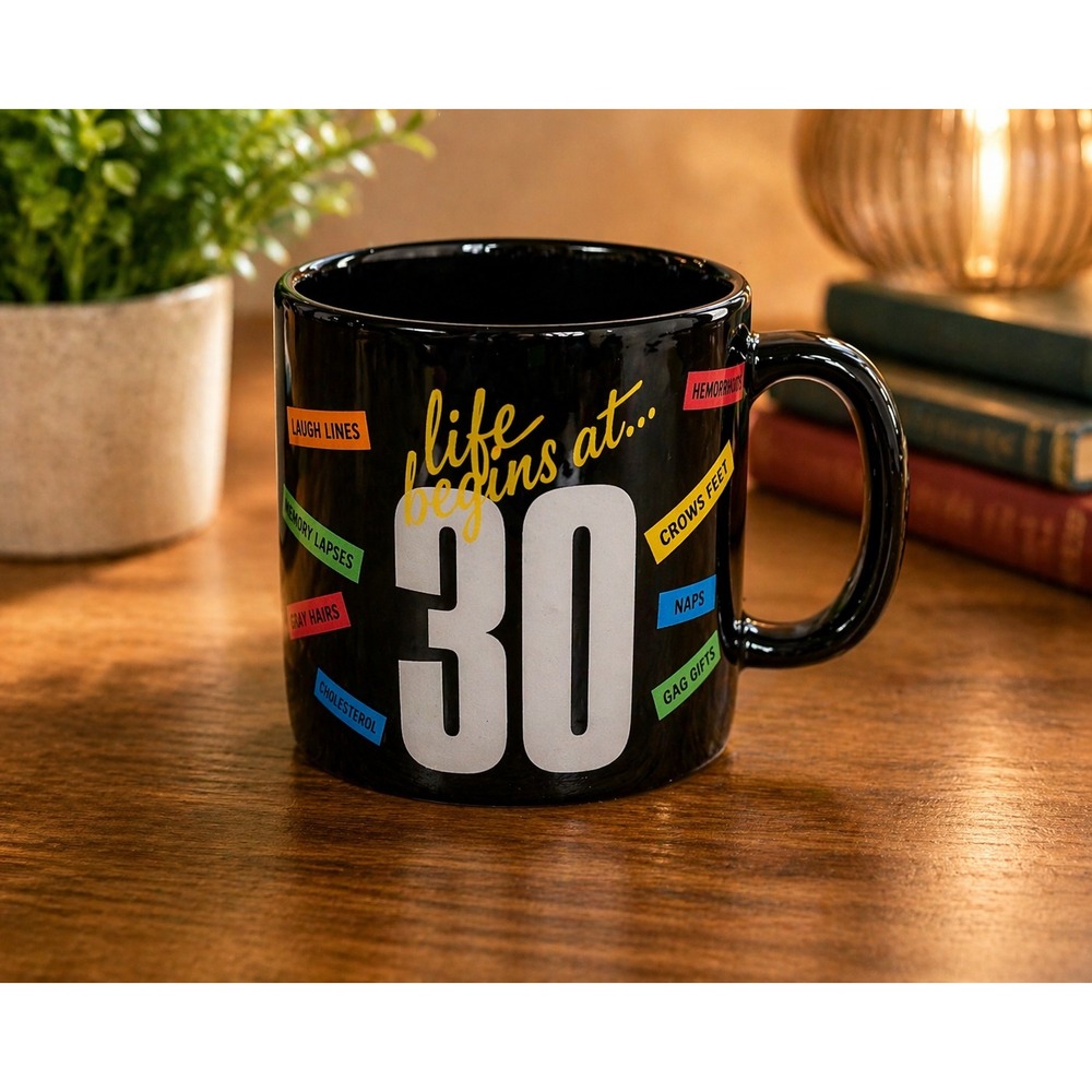 Papel Giftware Thanks Coach From All Of Us‎ Ceramic Coffee Mug Sign Below Black